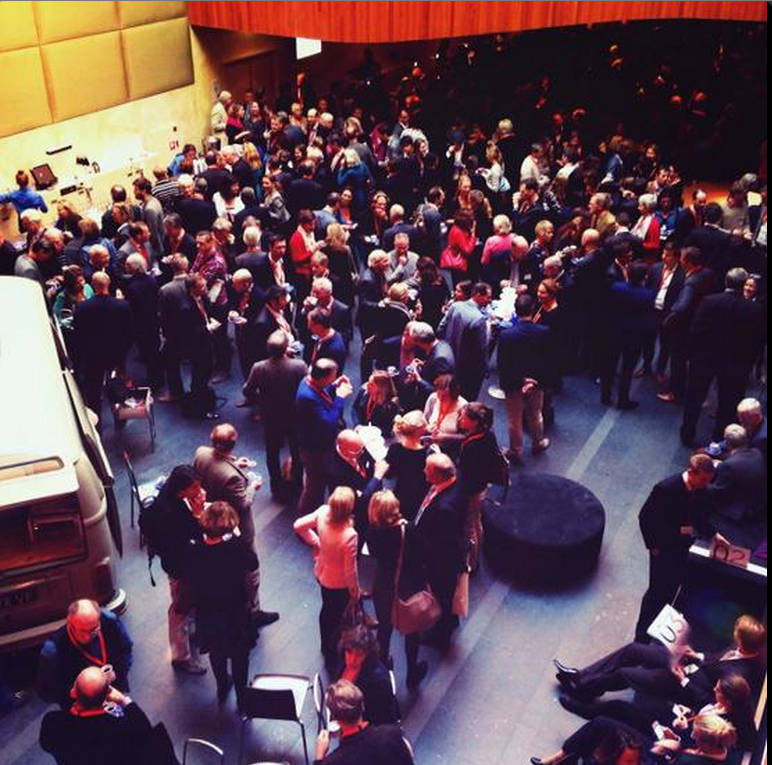 drukte op het Nationaal Monumentencongres