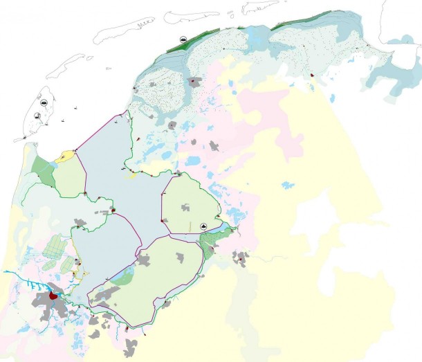 landschap rond het IJsselmeer