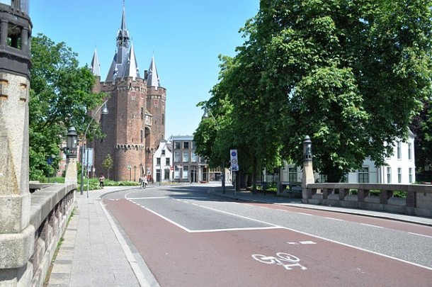 Sassenpoort Zwolle. foto: onderwijsgek
